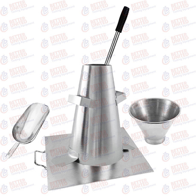 Slump Cone Set Sprayed Steel Concrete Testing Equipment