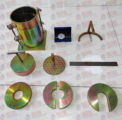 Steel CBR Mould And Accessories EN 13286-47 Soil Testing Kit