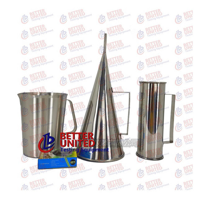 Stainless Steel Marsh Funnel Viscometer Drilling Fluids Testing Equipment