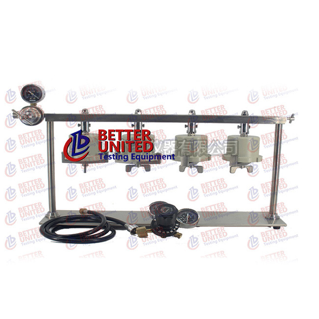 Four Gang Middle Pressure Filter Press Drilling Fluids Testing Equipment