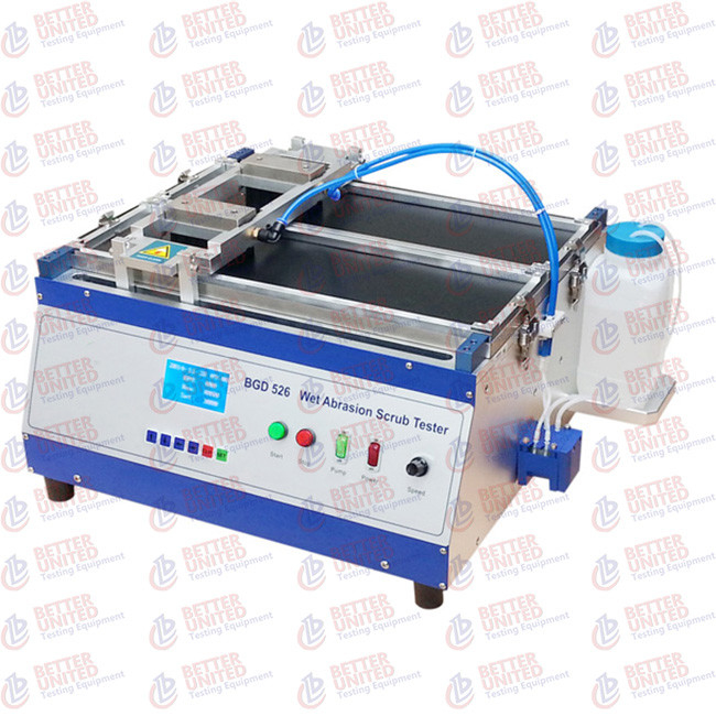 ASTM Wet Abrasion Scrub Tester Machine 300mm Travel With Four Digit Counter