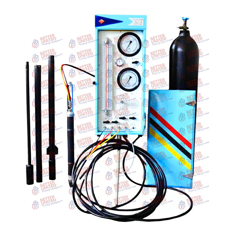 Field Soil Pressuremeter Soil Testing Equipment Three Chamber Structure 400mm Range