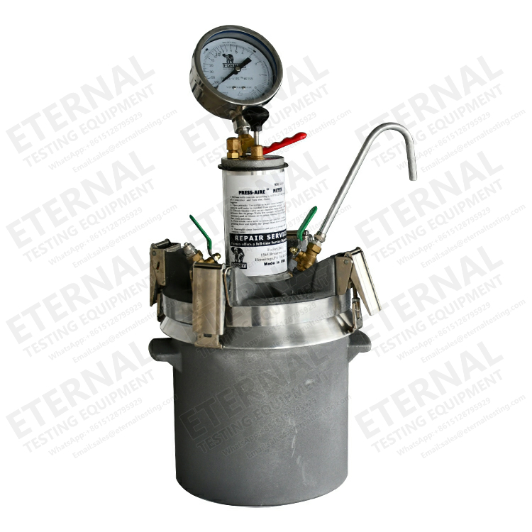 Air Entrainment Meter Pressure Gauge Type Concrete Testing Equipment