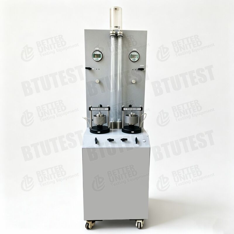 Dual‑gang variable head automatic permeameter