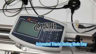 Automatic triaxial testing system