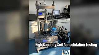 Coarse Grained Soil Consolidation Apparatus High Loading Capacity Multiple Consolidation Modes Flexi