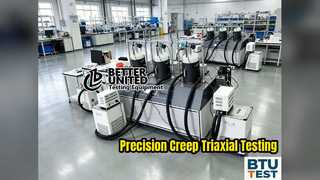 Automatic Triple-Unit Temperature-Controlled Creep Triaxial Apparatus
