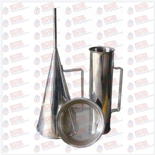 Stainless Steel Marsh Funnel Drilling Fluids Testing Equipment